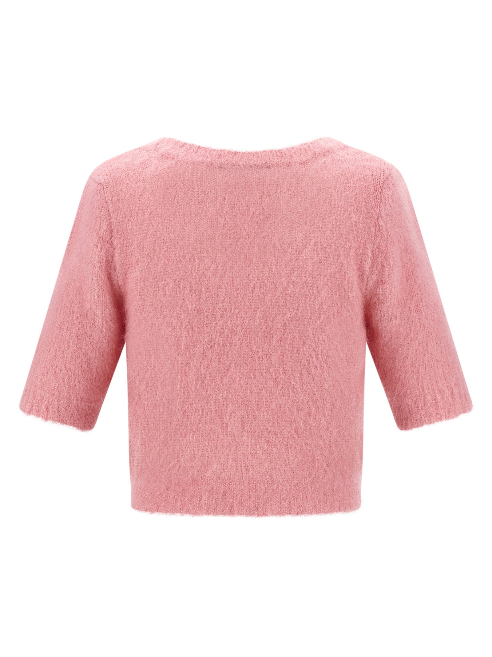 Alessandra Rich Carded Mohair Sweater