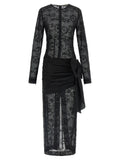 Alessandra Rich Lace Bustier Dress