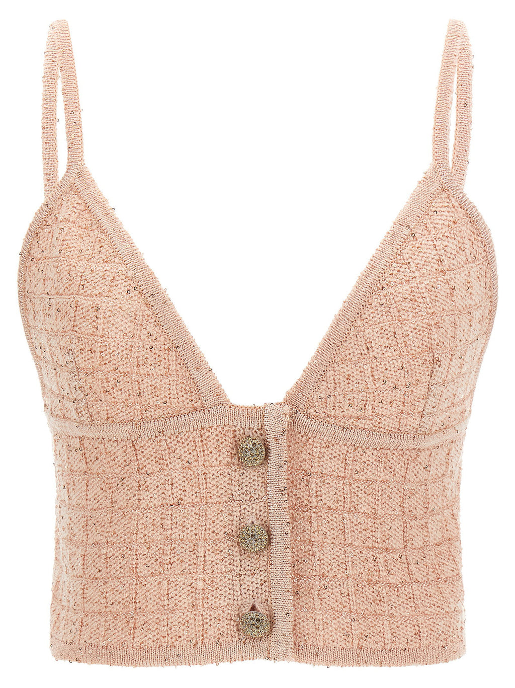 Alessandra Rich Sequin Top