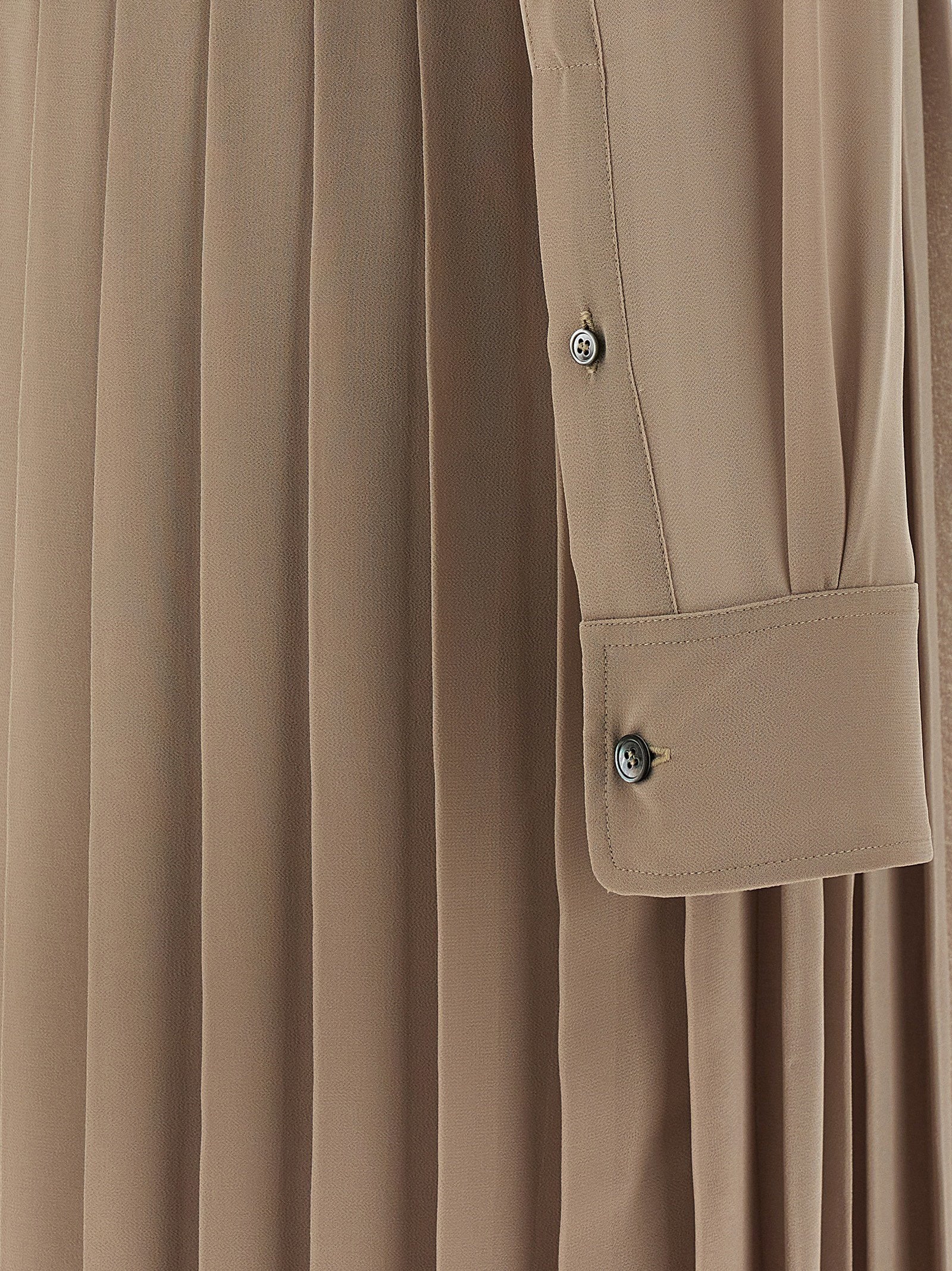 Ami Paris Pleated Midi Dress