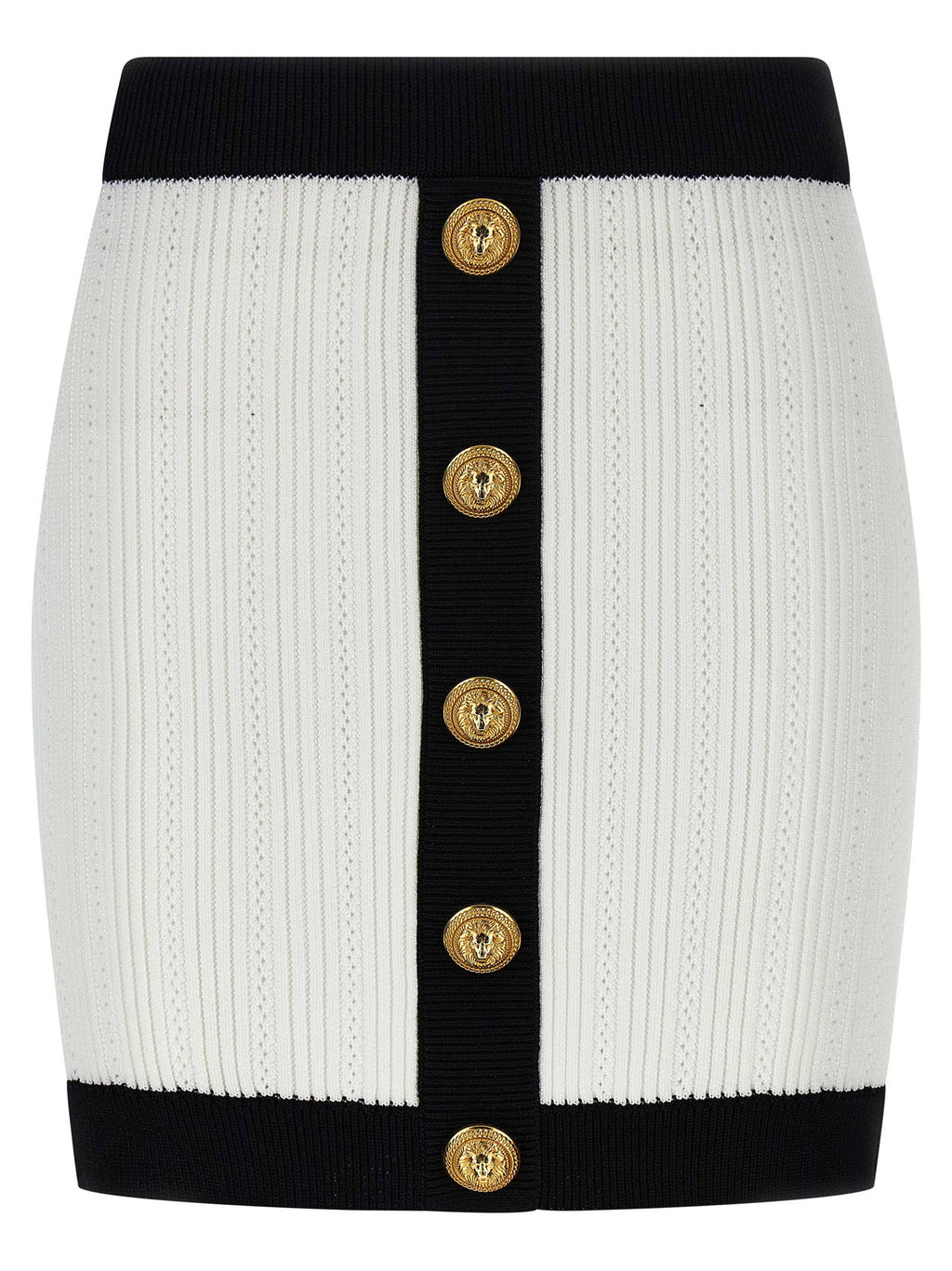 Balmain Two-tone Miniskirt