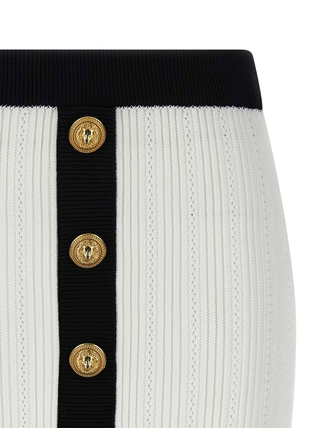 Balmain Two-tone Miniskirt
