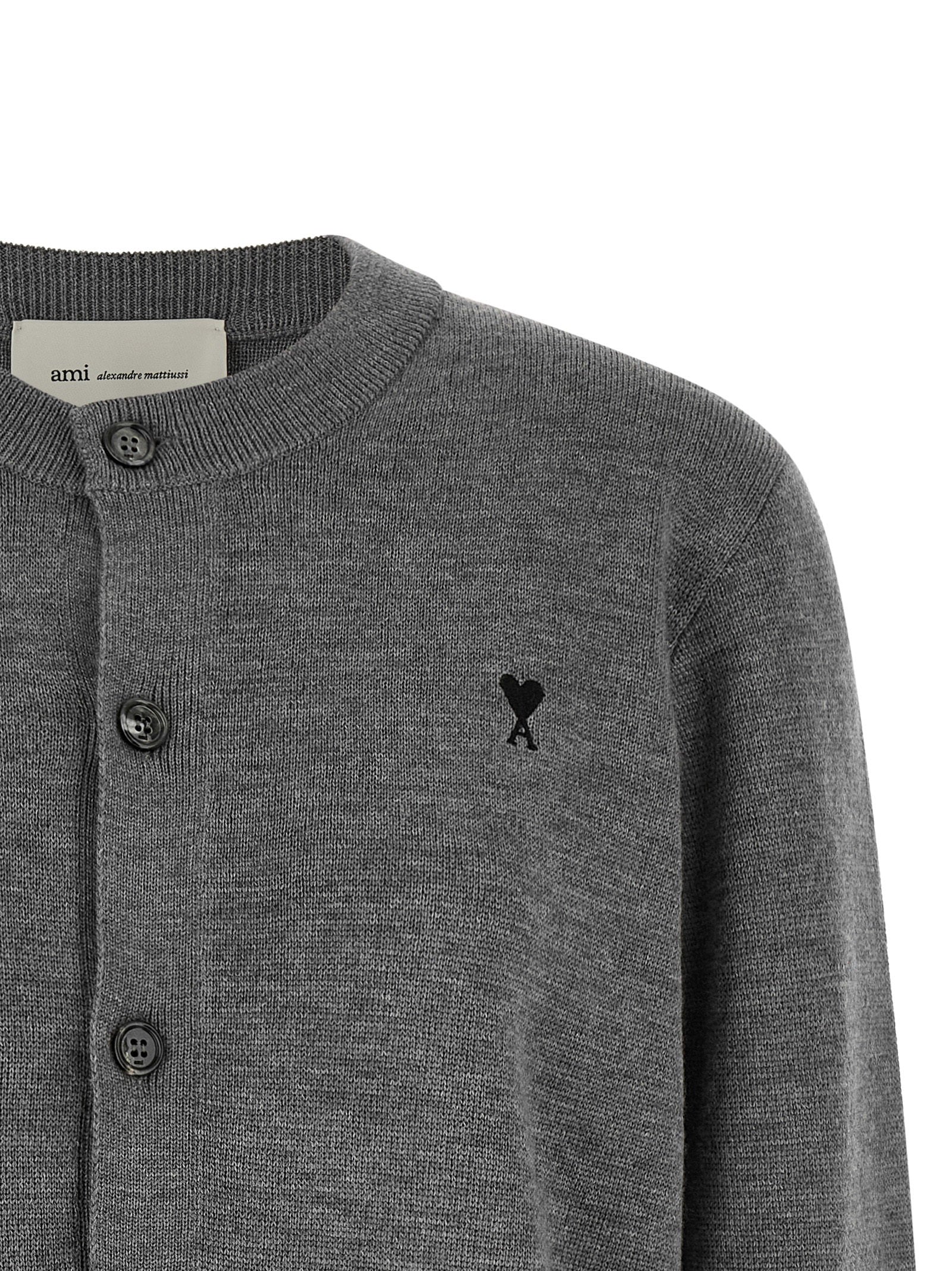 Ami Paris Ami De Coeur Cardigan