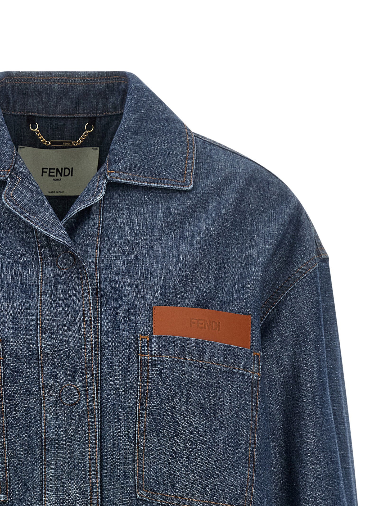 Fendi Chambray Denim Jacket