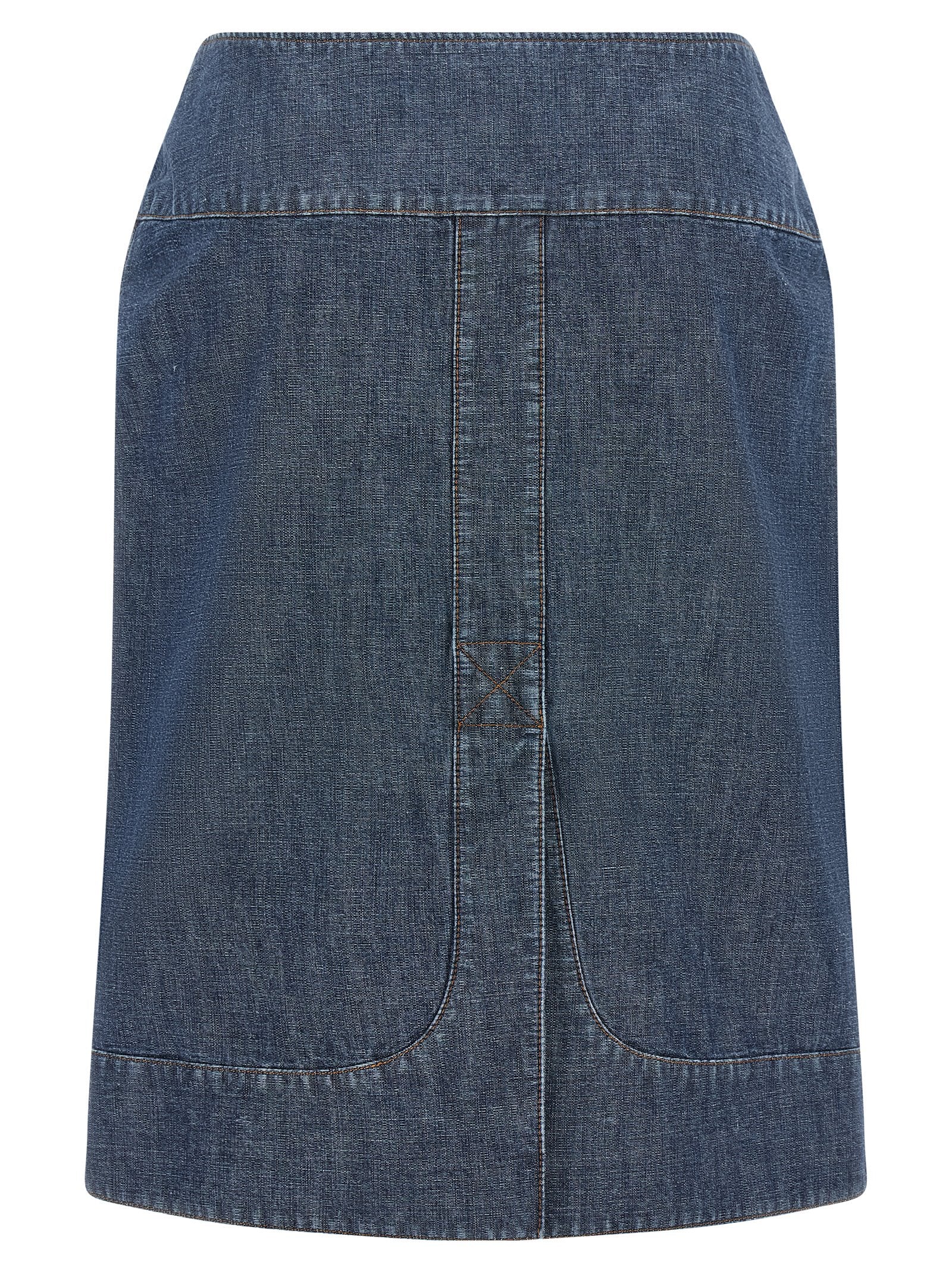 Fendi Chambray Denim Skirt