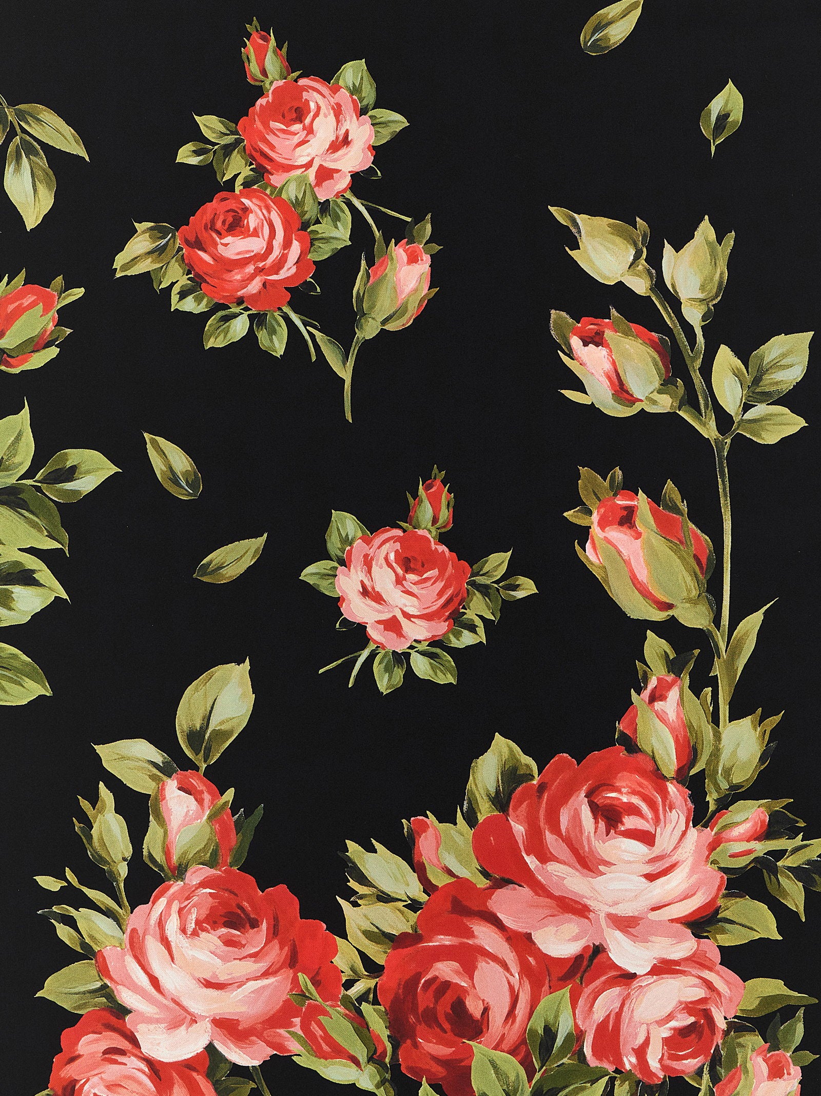 Dolce & Gabbana Bouquet Rose Scarf
