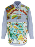 Comme Des Garcons Shirt Patterned Inserts Shirt