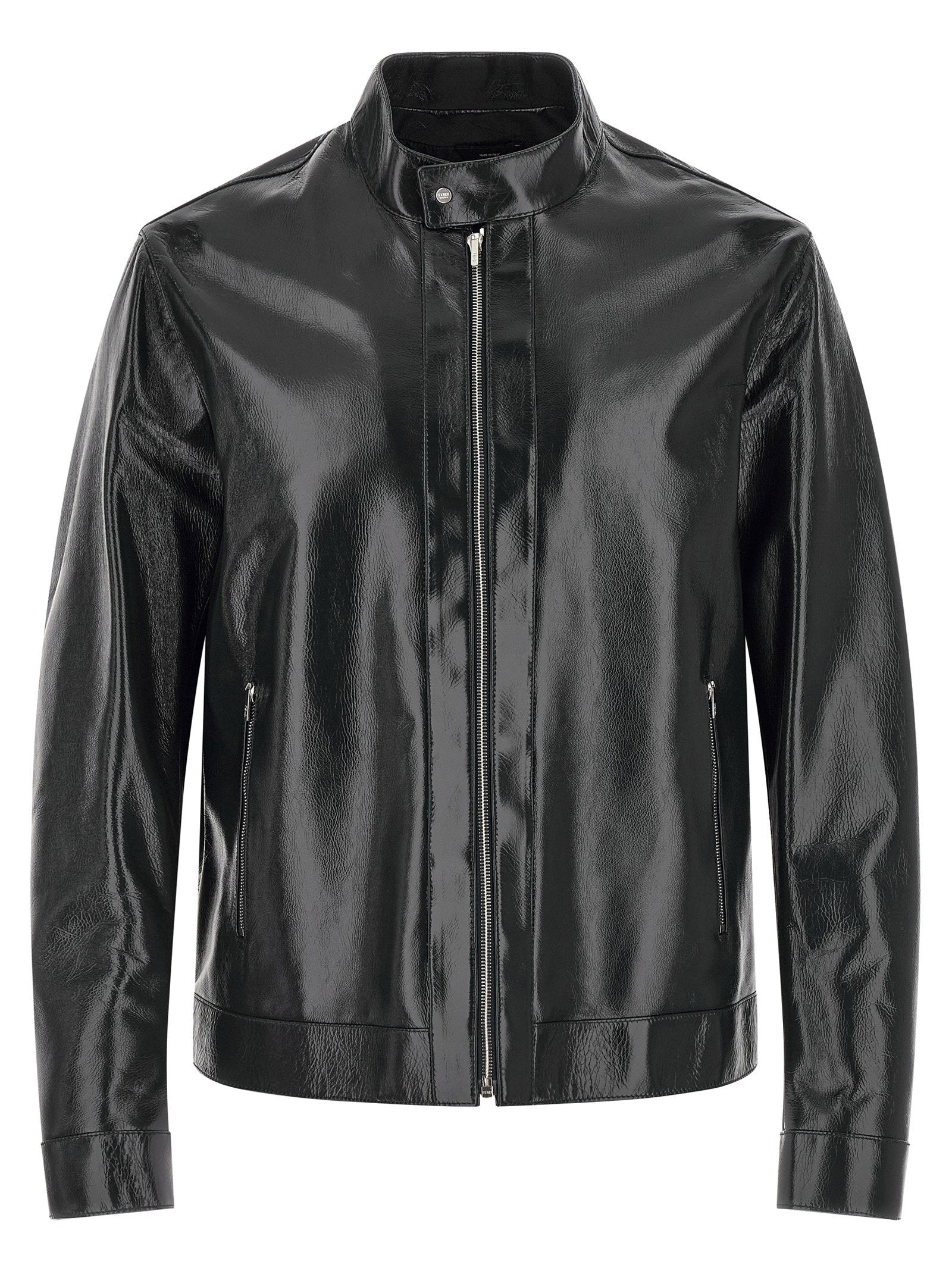 Fendi Lacquered Leather Blouson