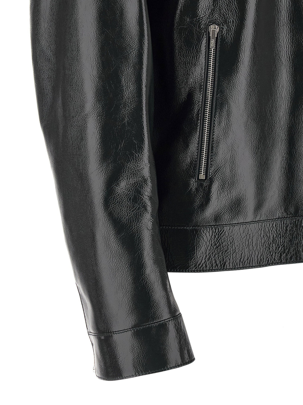 Fendi Lacquered Leather Blouson