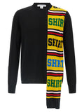 Comme Des Garcons Shirt Intarsia Sweater