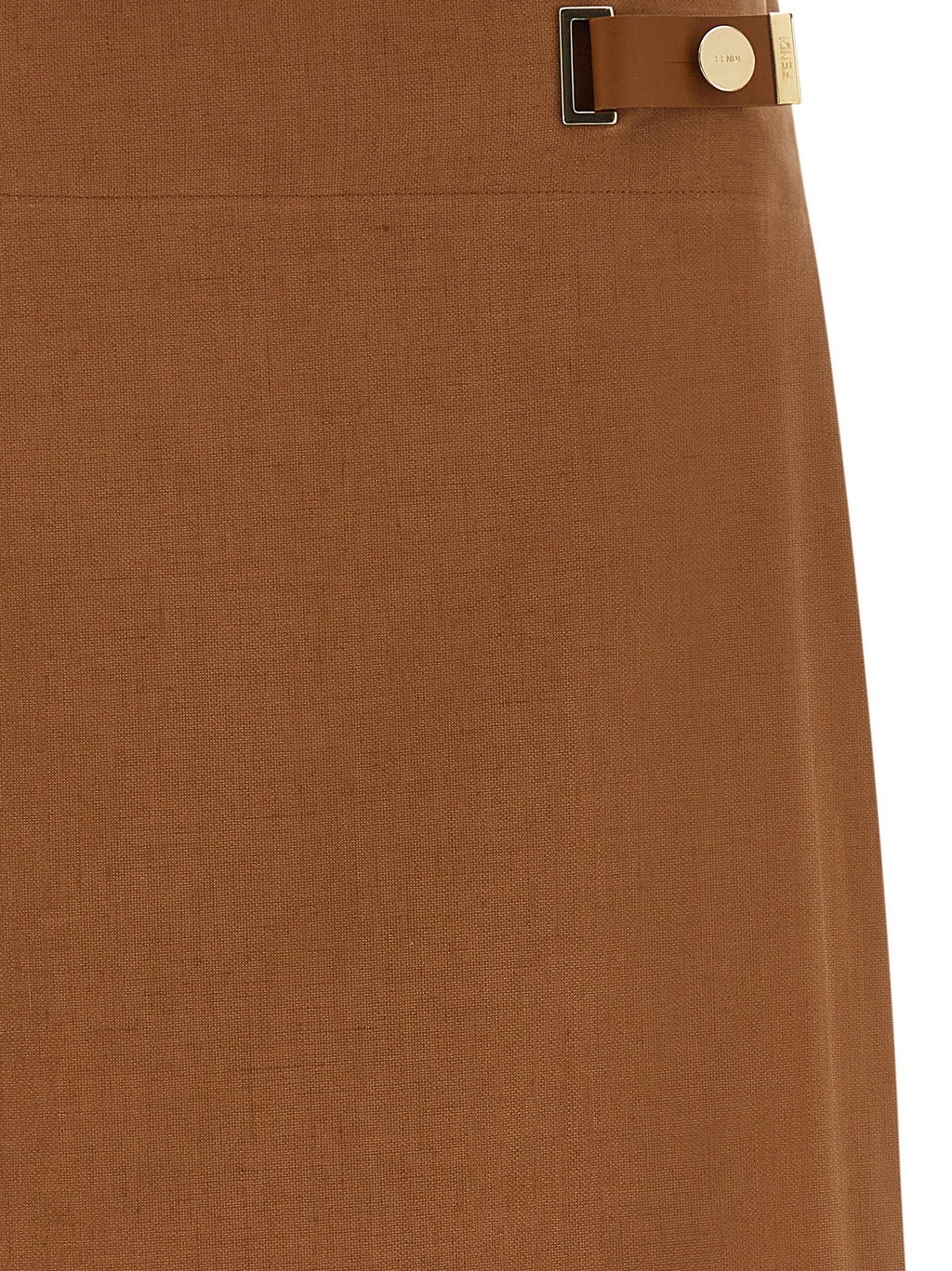 Fendi New Linen Skirt