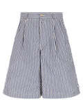 Comme Des Garcons Shirt Cotton Bermuda Shorts