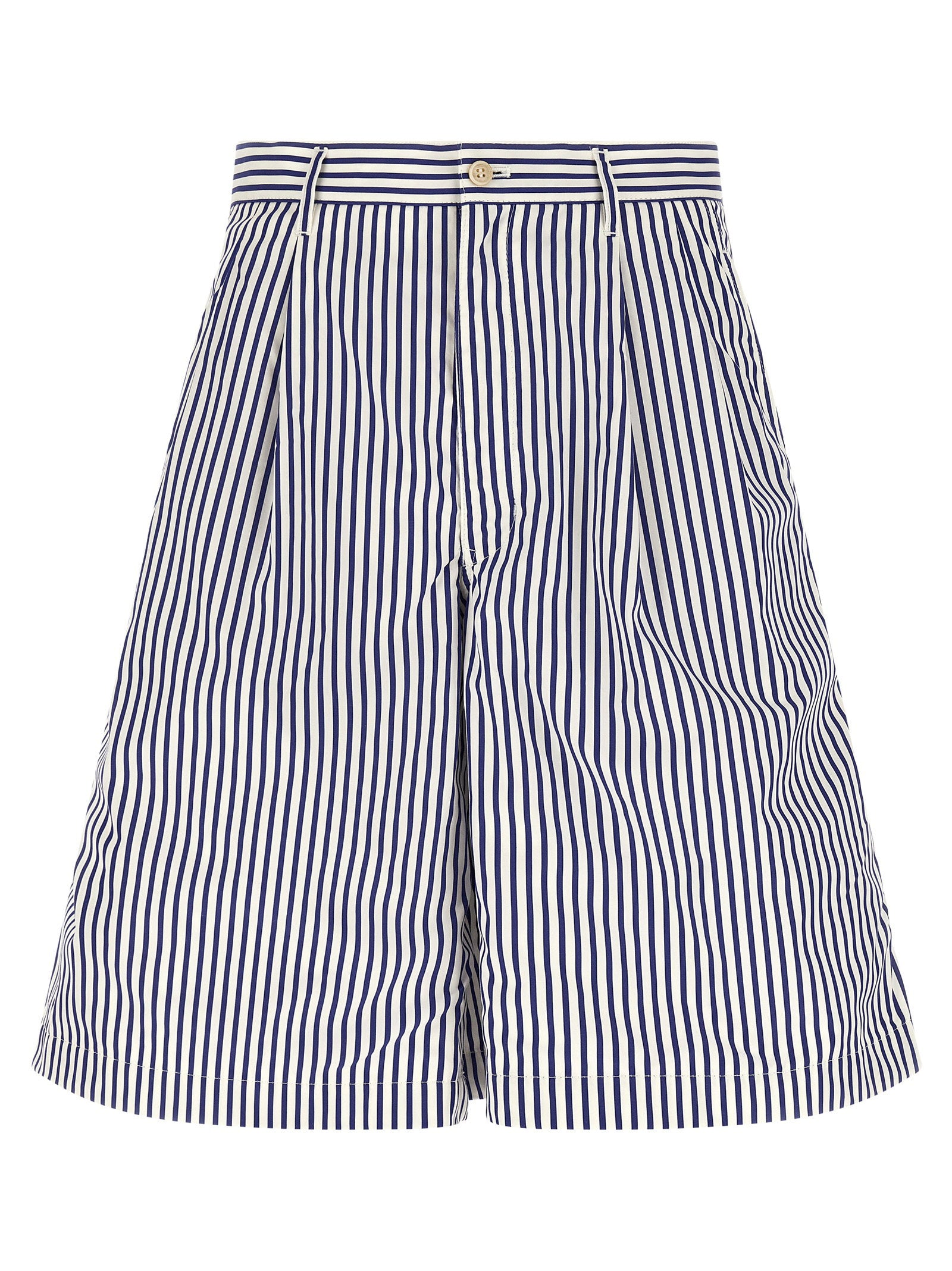 Comme Des Garcons Shirt Cotton Bermuda Shorts