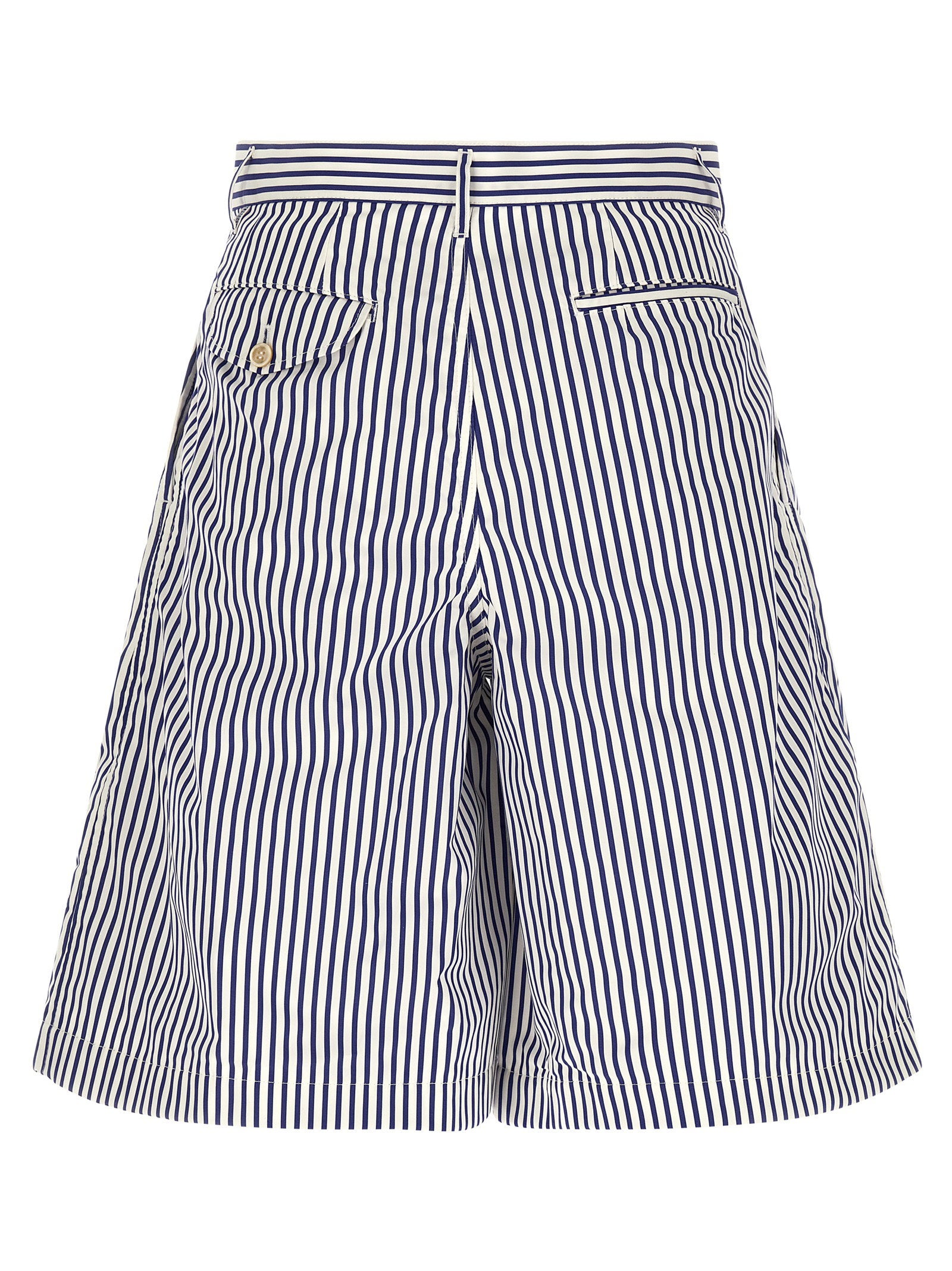 Comme Des Garcons Shirt Cotton Bermuda Shorts