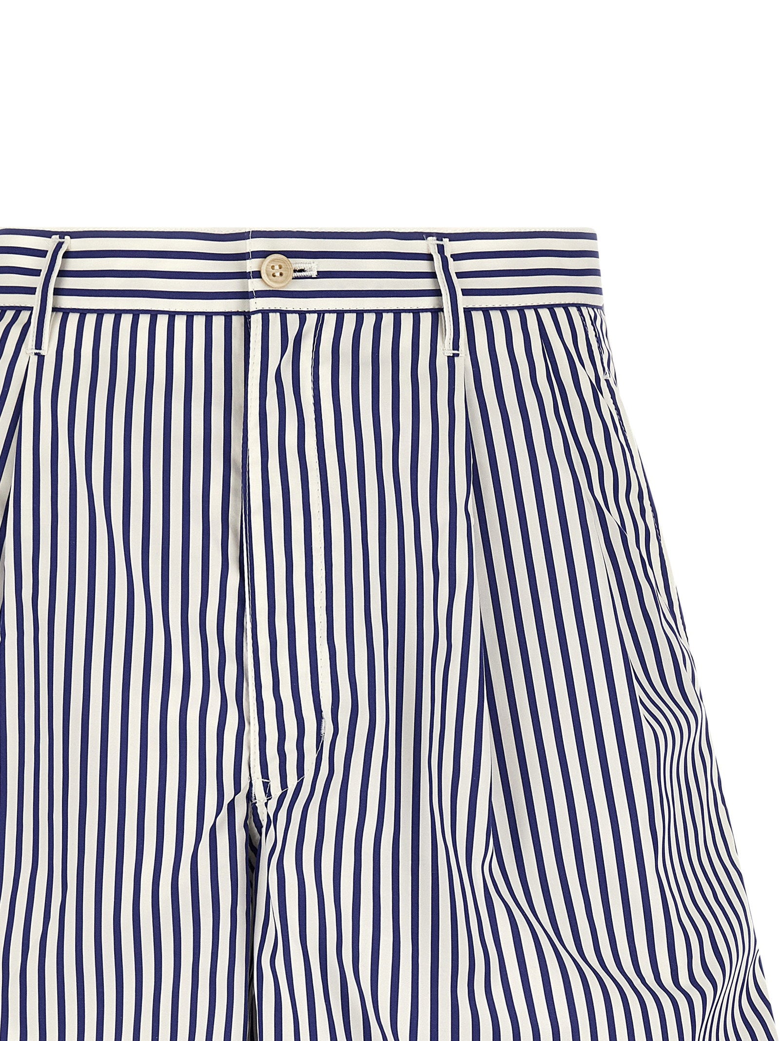 Comme Des Garcons Shirt Cotton Bermuda Shorts