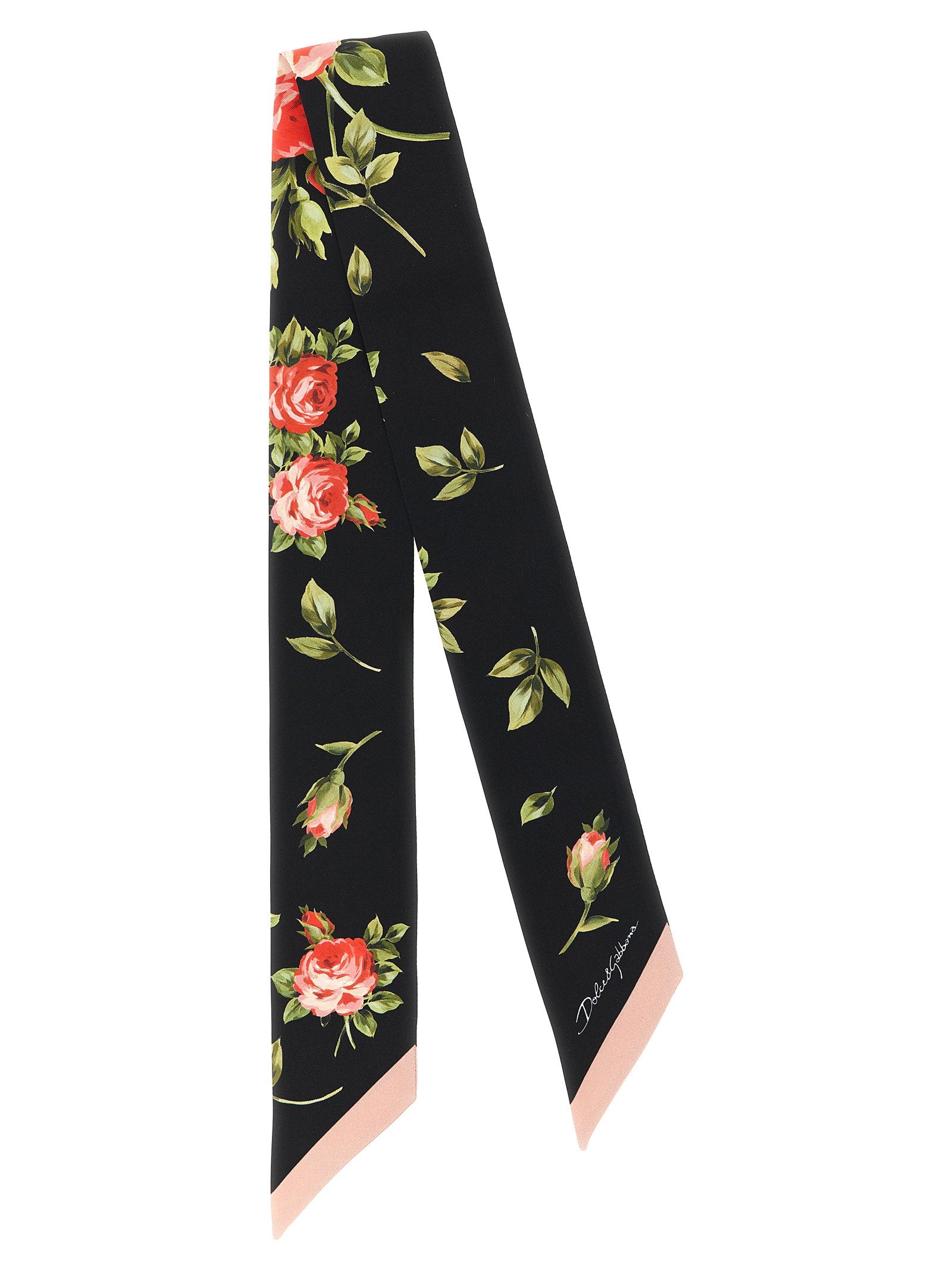 Dolce & Gabbana Bandeau Bouquet Rose