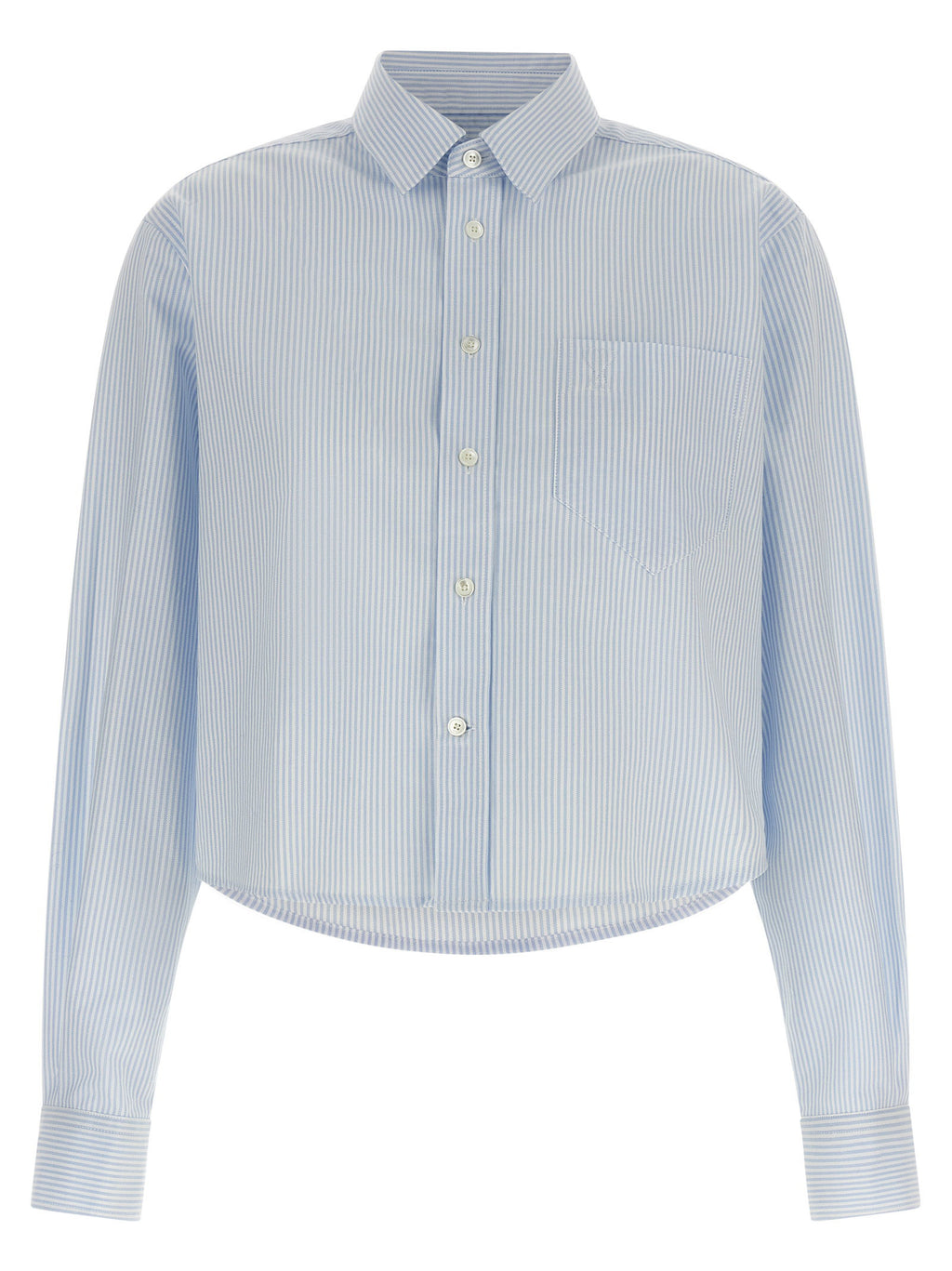 Ami Paris Ami De Coeur Cropped Shirt