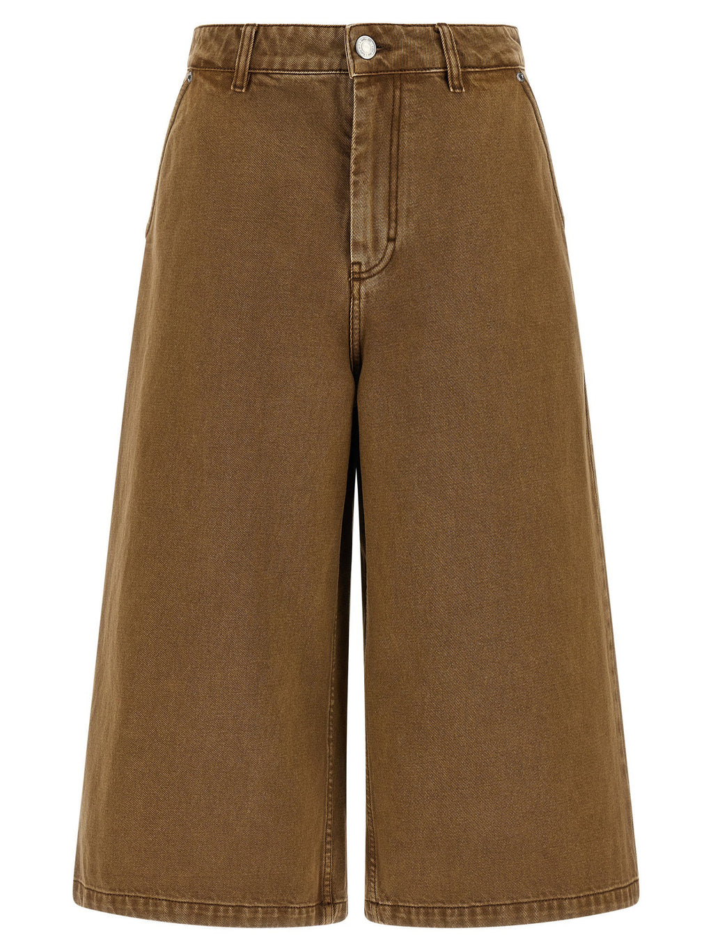 Ami Paris Denim Bermuda Shorts