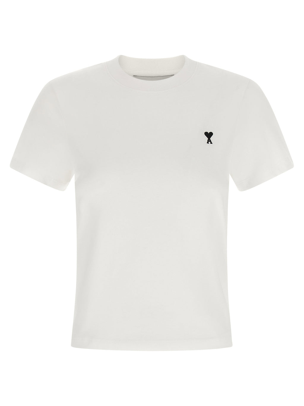 Ami Paris Ami De Coeur Cropped T-shirt