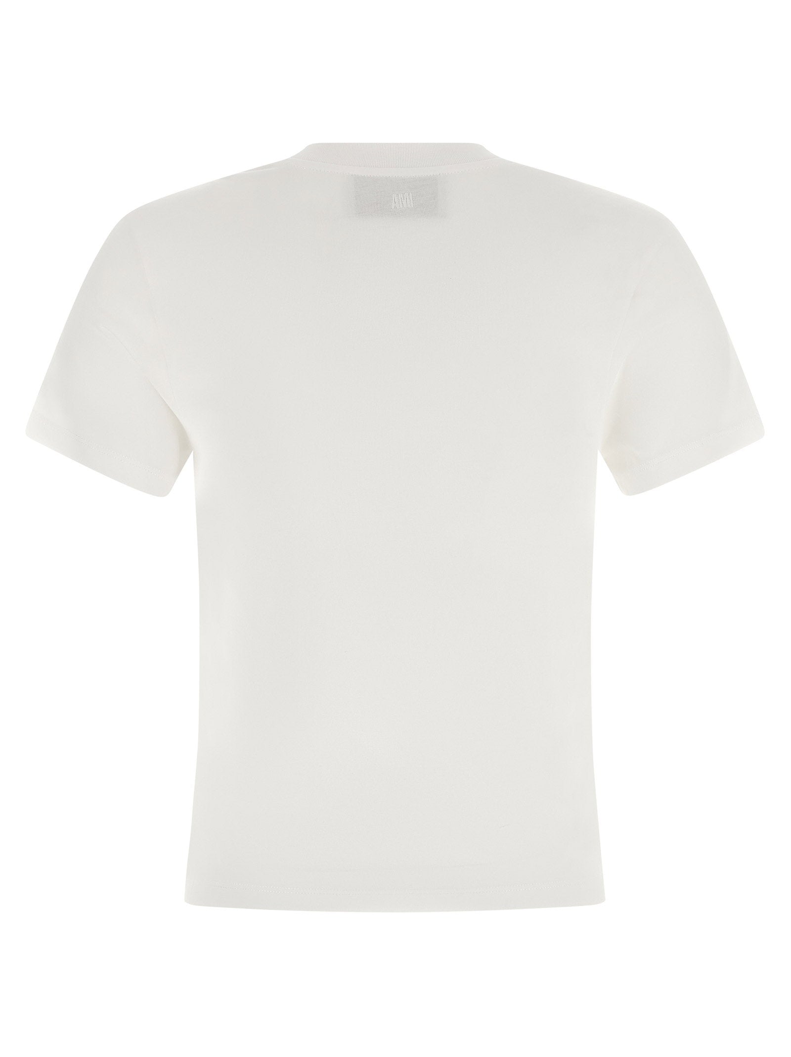 Ami Paris Ami De Coeur Cropped T-shirt