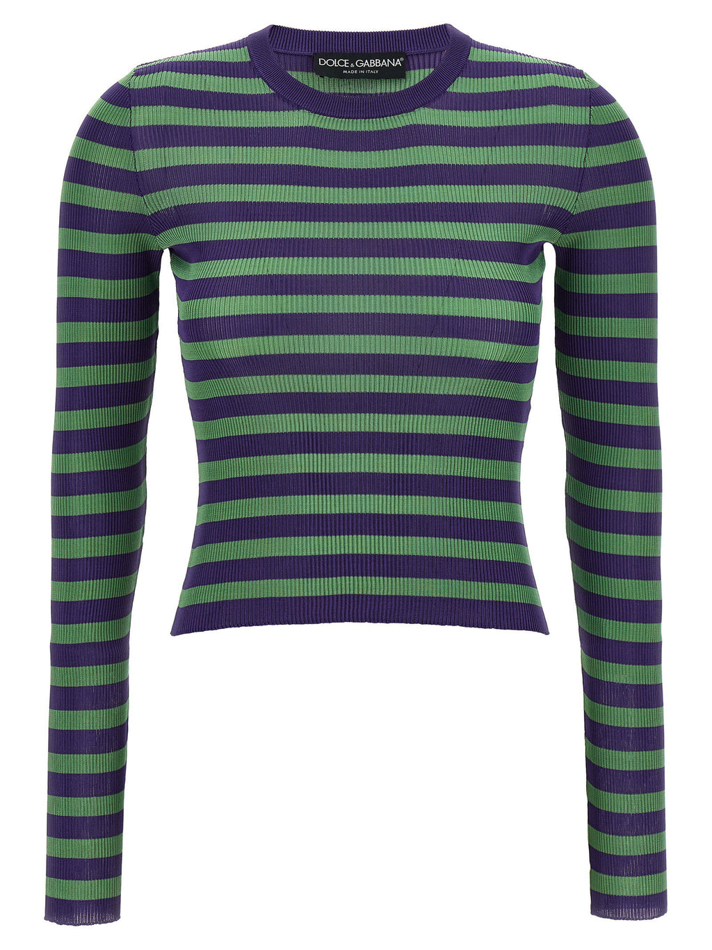 Dolce & Gabbana Striped Viscose Sweater