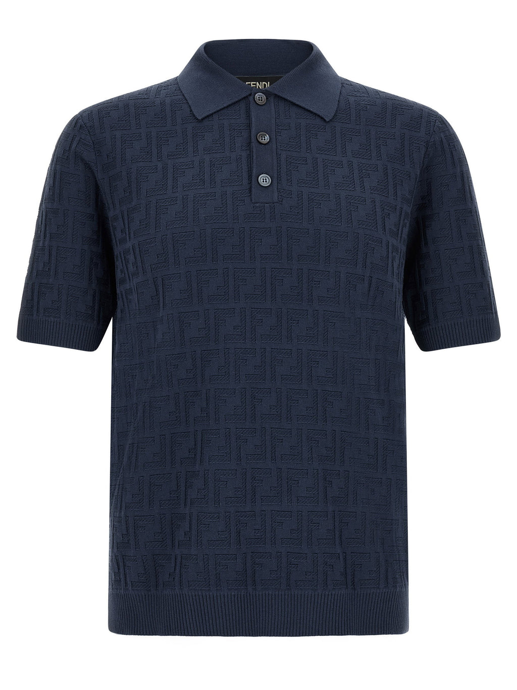 Fendi Ff Cotton Polo Shirt