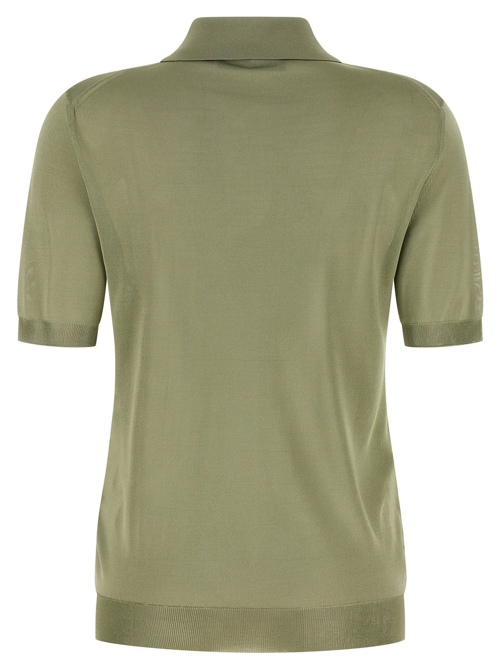 Fendi Shiny Viscose Polo Shirt