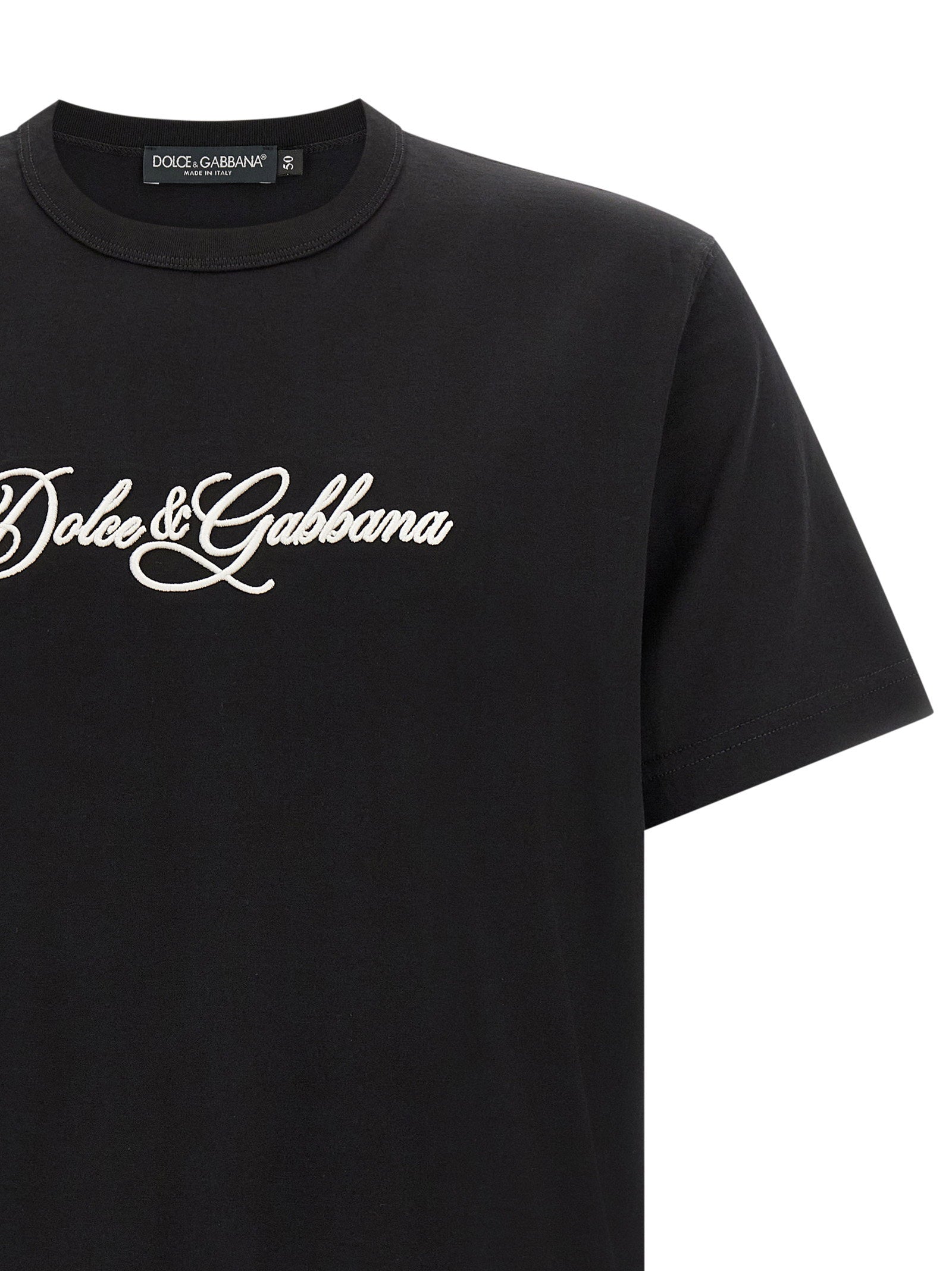 Dolce & Gabbana Logo Embroidery T-shirt