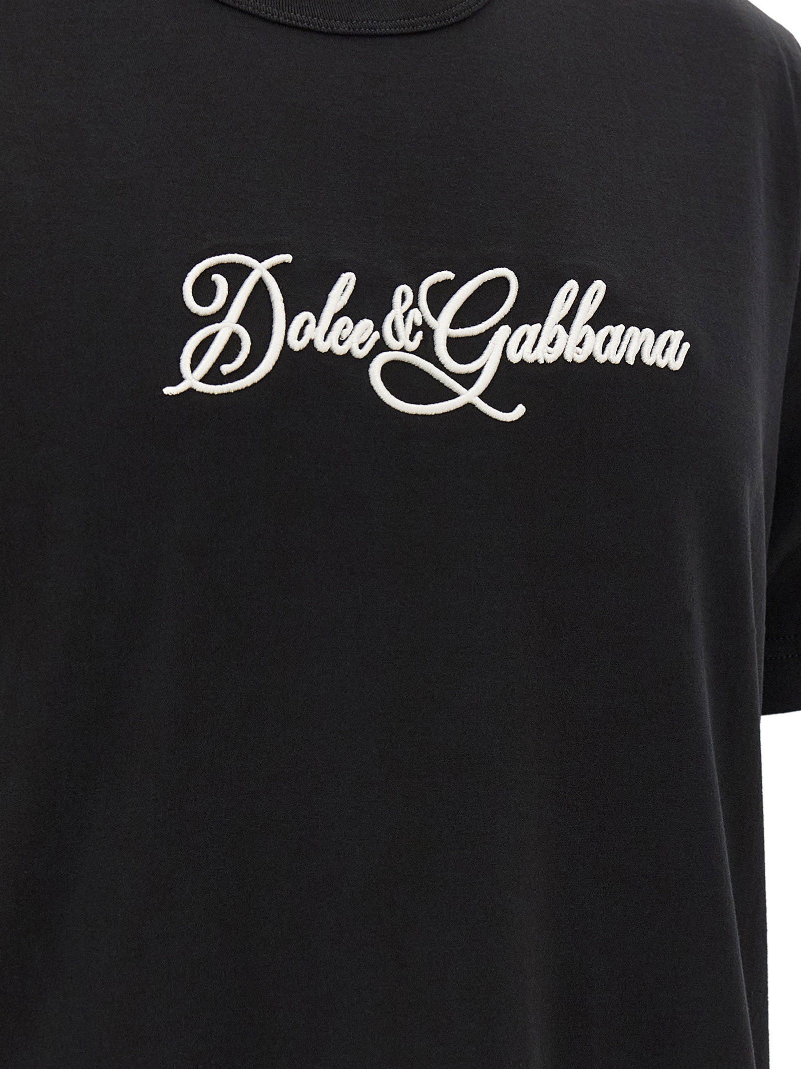 Dolce & Gabbana Logo Embroidery T-shirt