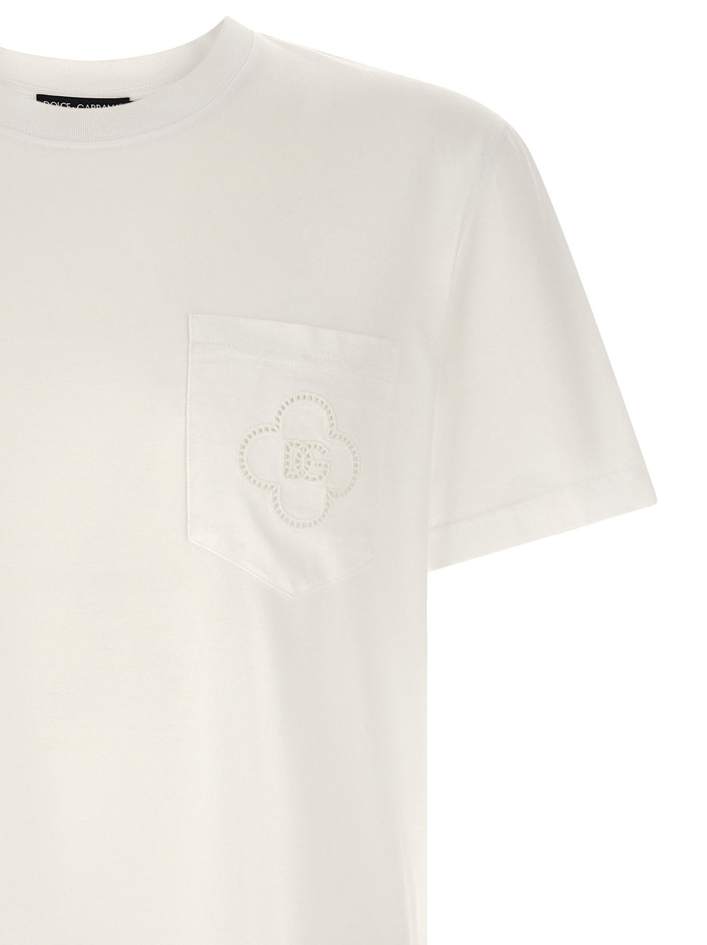 Dolce & Gabbana Openwork Logo T-shirt