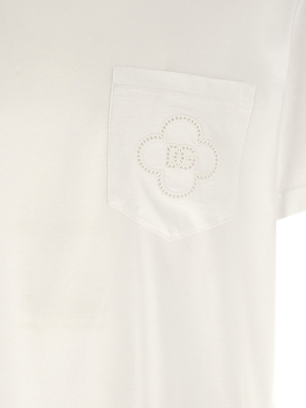 Dolce & Gabbana Openwork Logo T-shirt