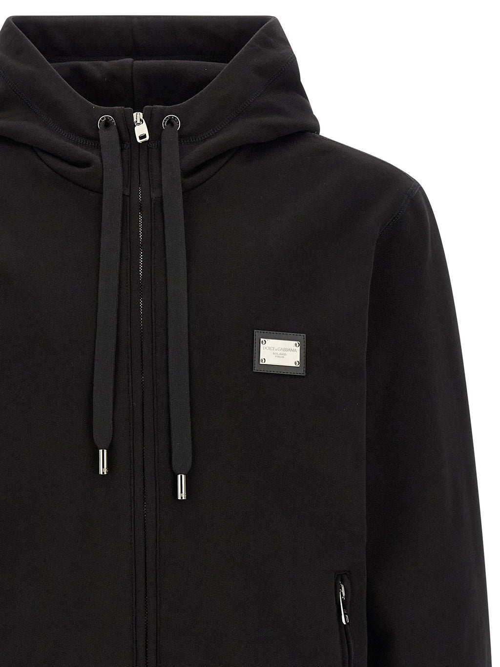 Dolce & Gabbana Logo Plaque Hoodie