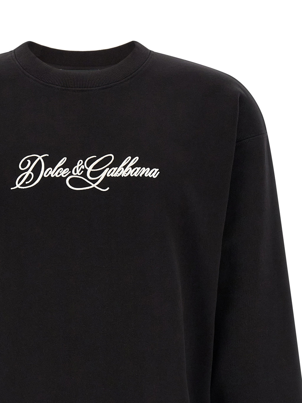Dolce & Gabbana Logo Embroidery Sweatshirt
