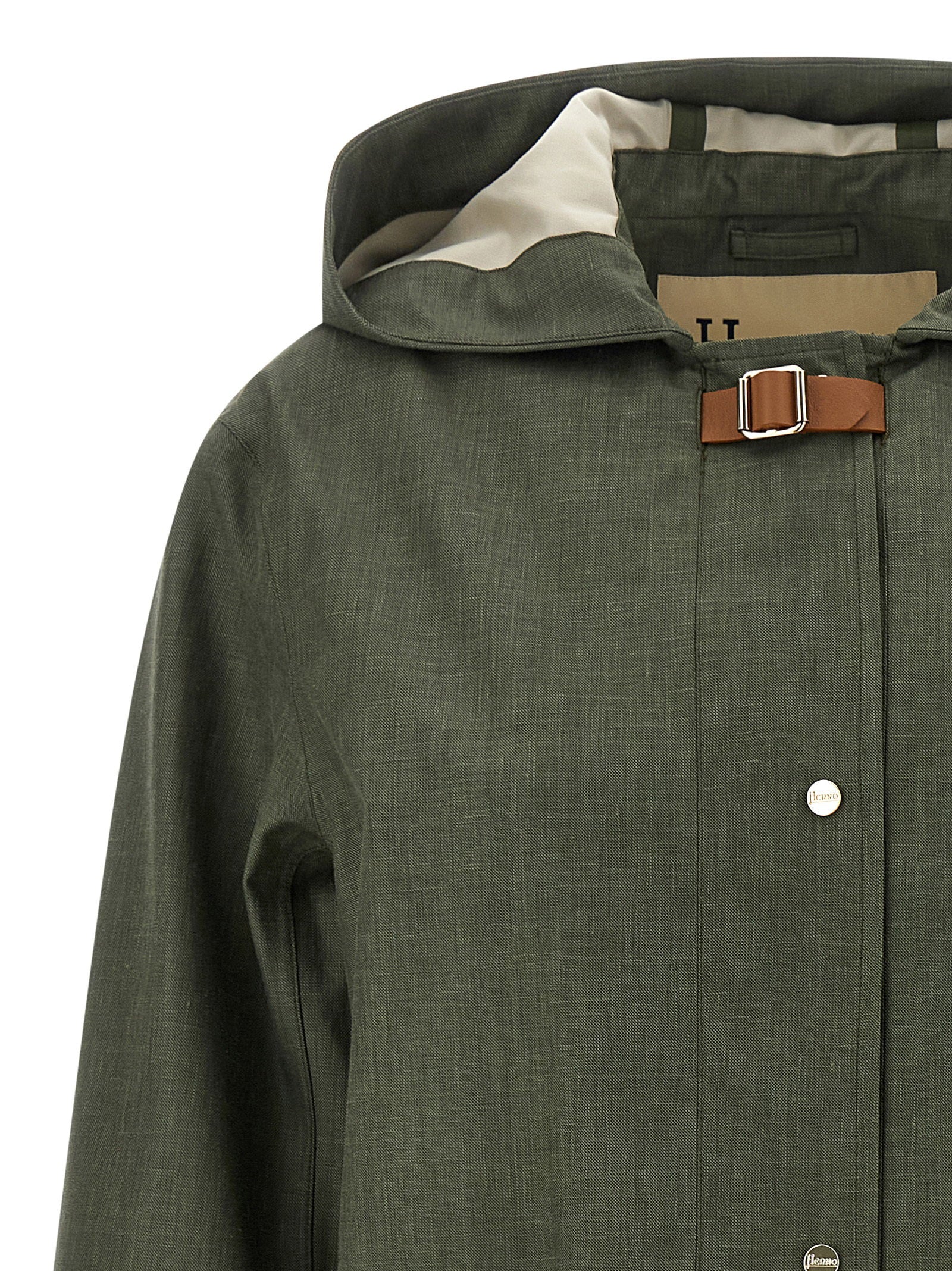 Herno Linen Raincoat