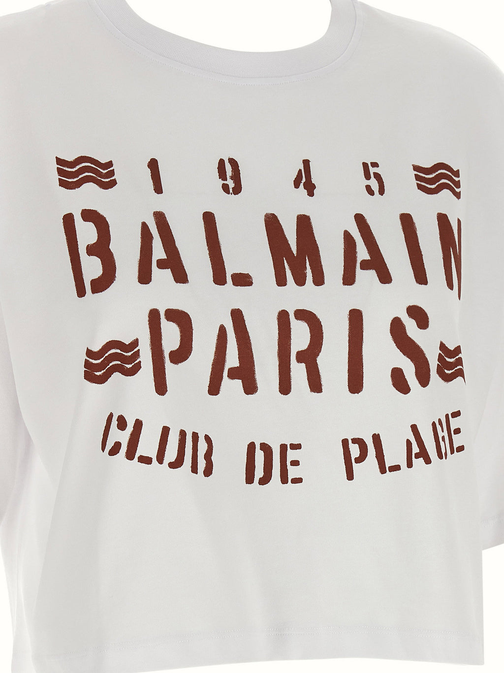 Balmain Plage Print T-shirt