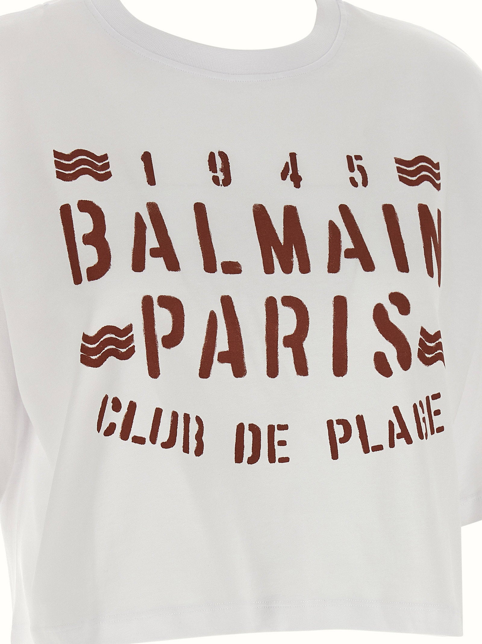 Balmain Plage Print T-shirt