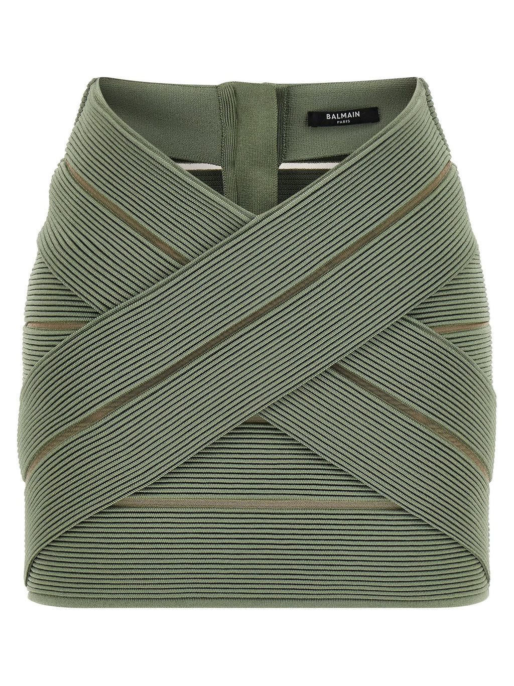 Balmain V-shaped Waist Skirt