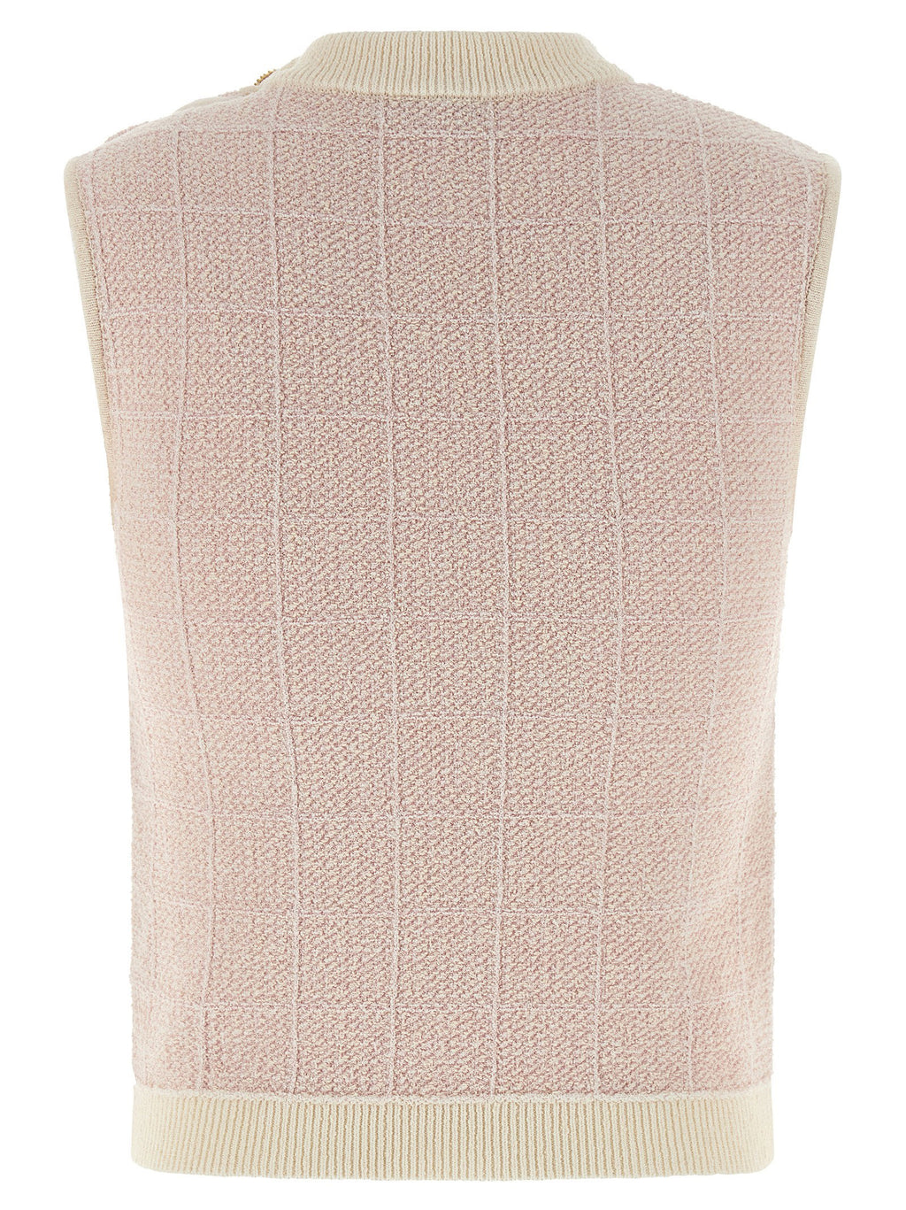 Balmain Testa Di Leone Tweed Vest