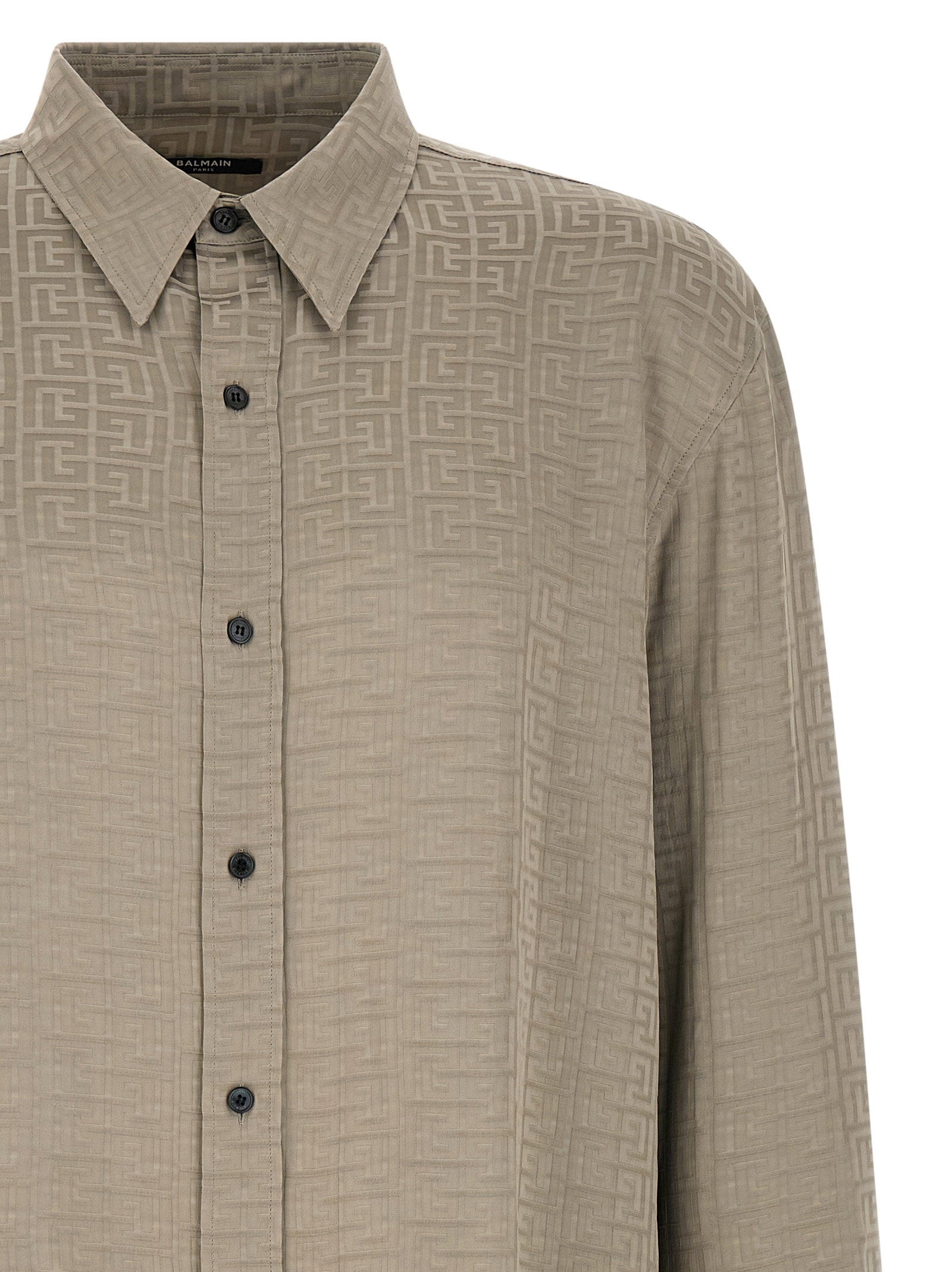 Balmain Jacquard Monogram Shirt