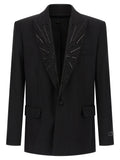 Balmain Crystal Blazer