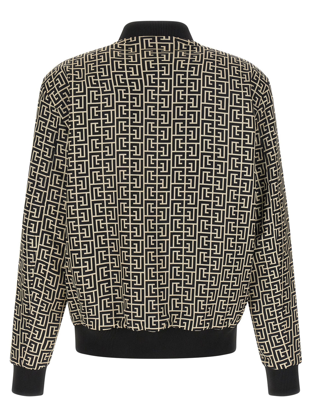 Balmain Monogram Reversible Bomber Jacket