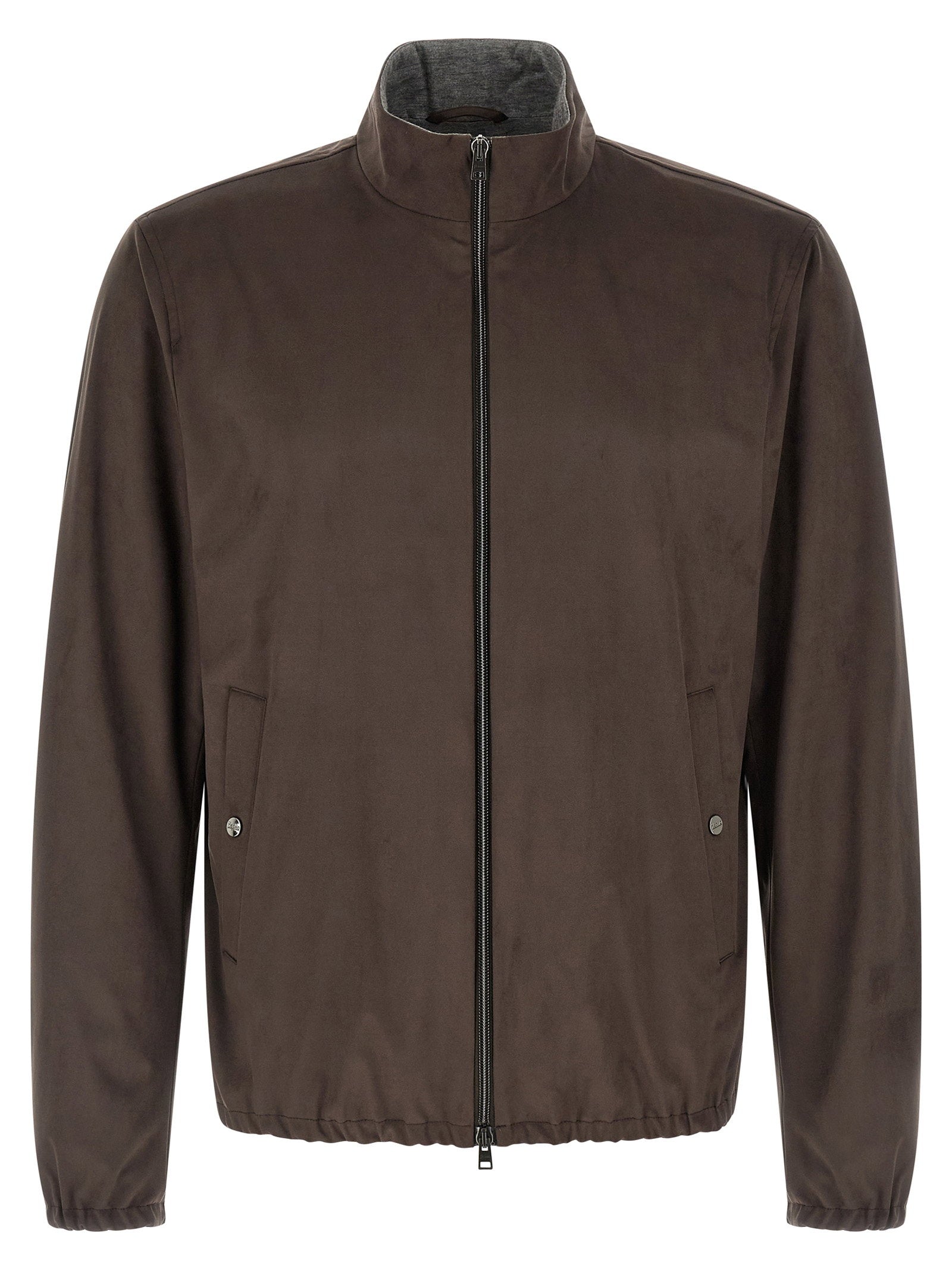 Herno Suede Effect Jacket