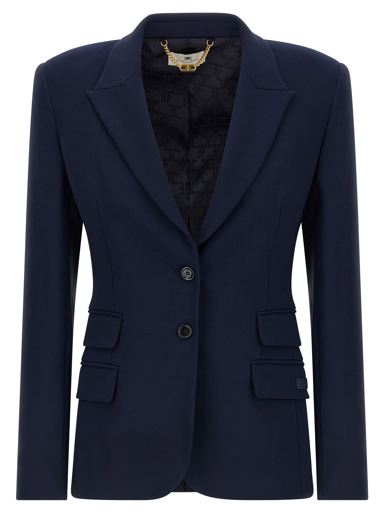 Elisabetta Franchi Light Crêpe Blazer