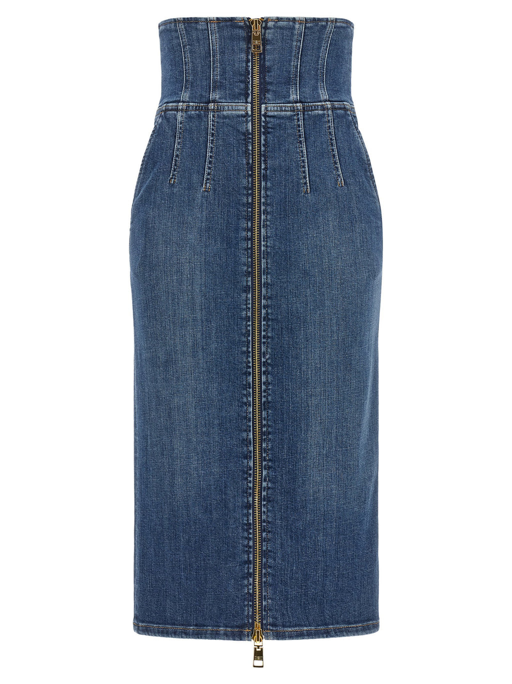 Elisabetta Franchi Denim Skirt