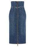 Elisabetta Franchi Denim Skirt