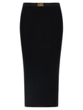Elisabetta Franchi Ribbed Knit Skirt