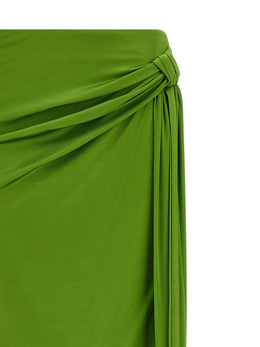 Elisabetta Franchi Shiny Viscose Skirt