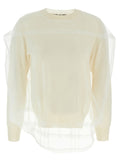 Comme Des Garcons Tulle Sweater