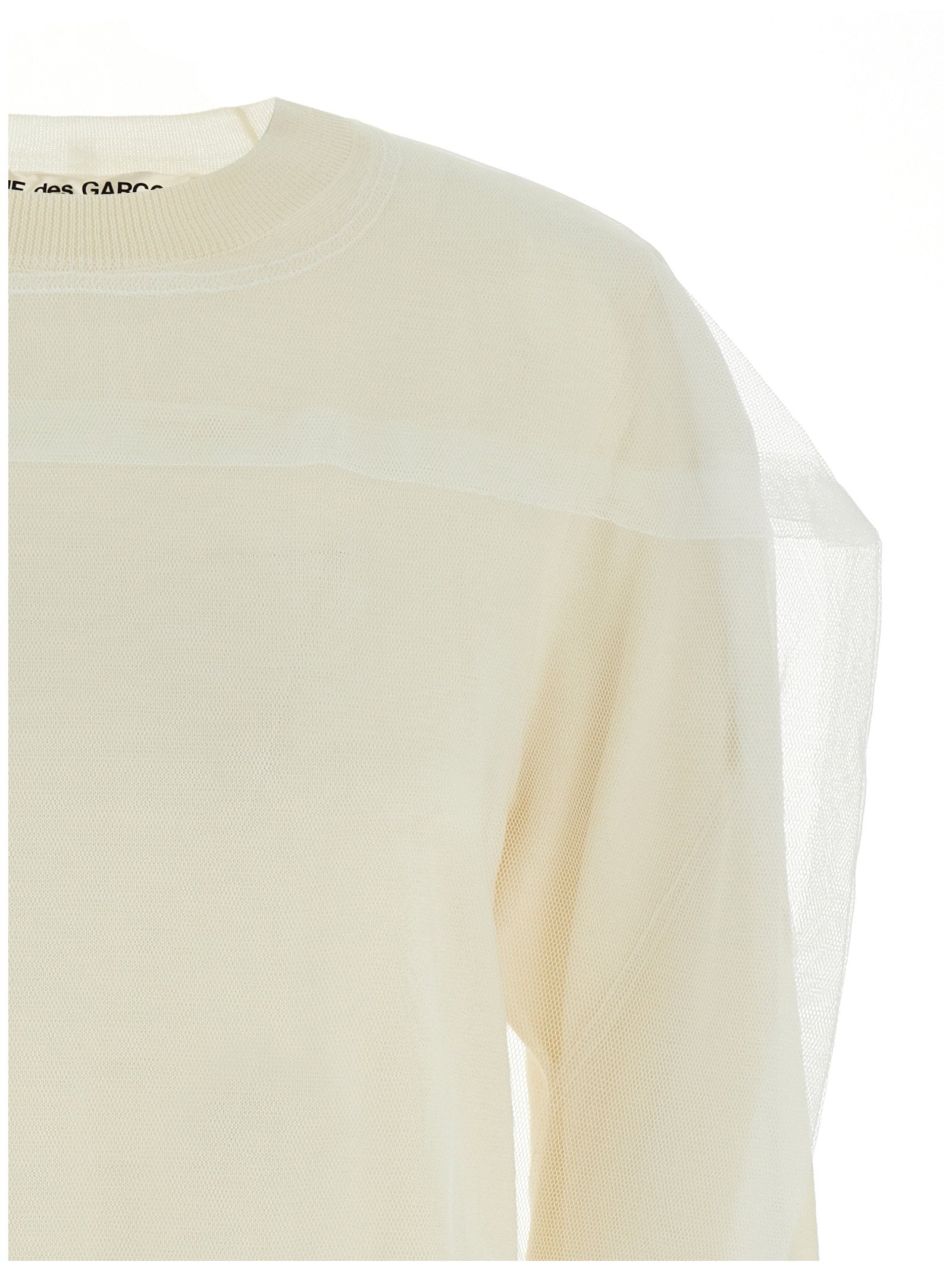 Comme Des Garcons Tulle Sweater