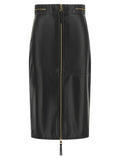 Elisabetta Franchi Leather Skirt